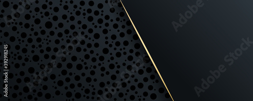 black and gold abstract background 