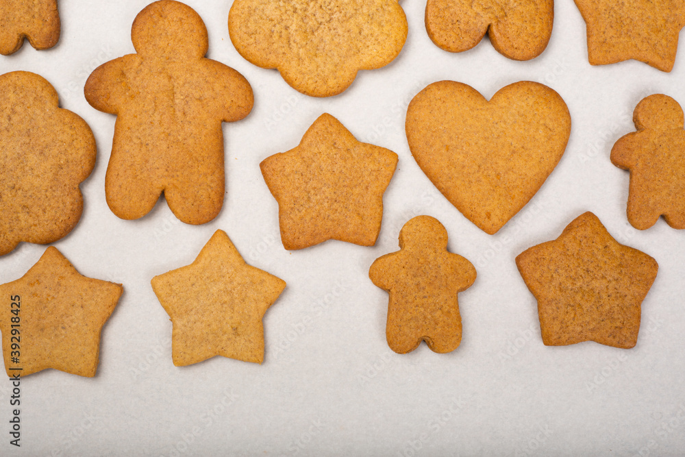Gingerbread cookie background Gingerbread cookie background