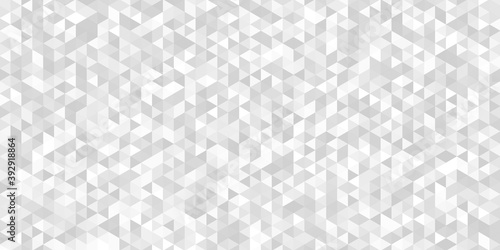 Abstract white geometric triangle 3D background. Vector Illustration.