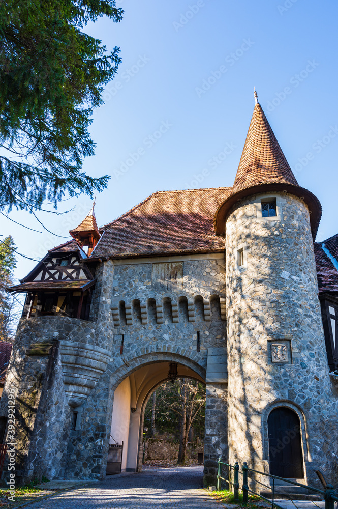 Gate with tower