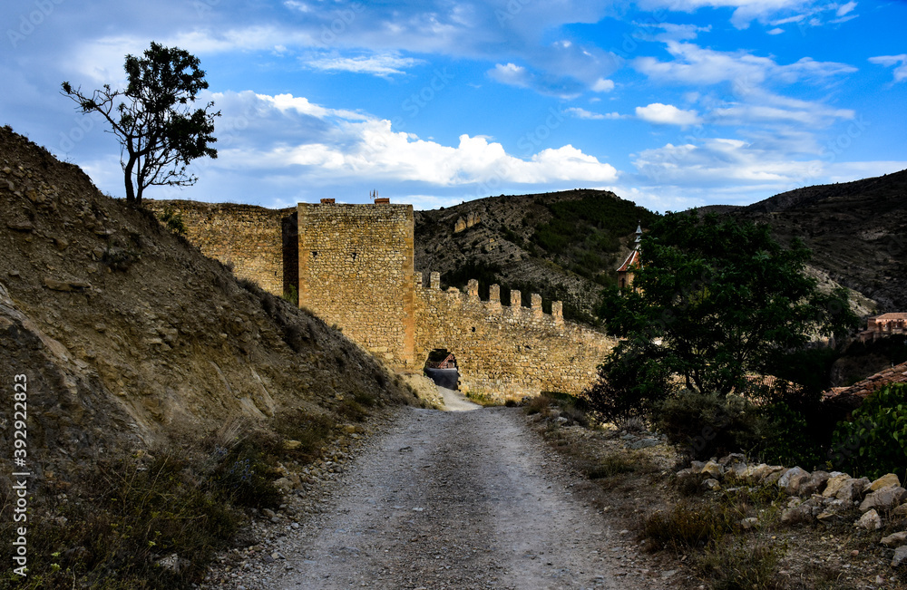 Pueblo medieval de Albarracin (Teruel - España)
