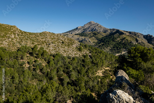 Puig de Galatzó, 1027 metros de altura, Sierra de Tramuntana, Mallorca, Balearic Islands, Spain