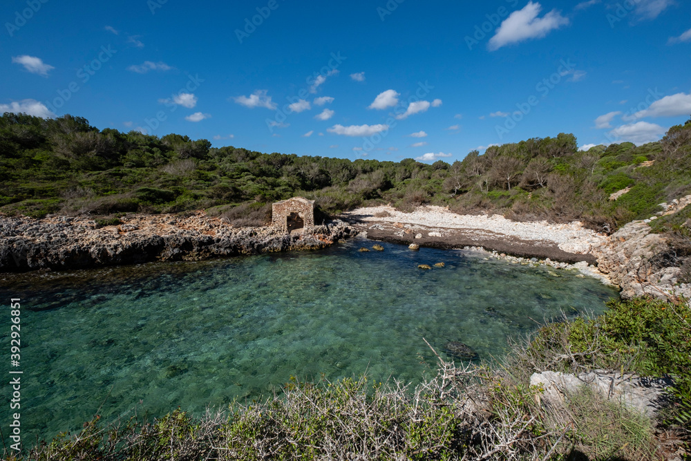 Cala Brafi , Felanitx, Mallorca, Balearic Islands, Spain