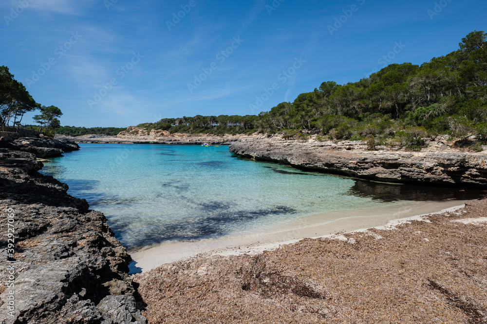 Calo des Borgit, Santanyi, Parc Natural de Mondragó, Mallorca, Balearic Islands, Spain Calo des Borgit, Santanyi, Parc Natural de Mondragó, Mallorca, Balearic Islands, Spain