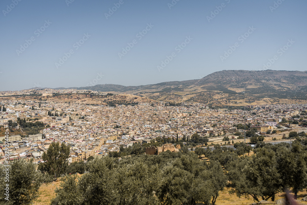 Panoramic view of Fes