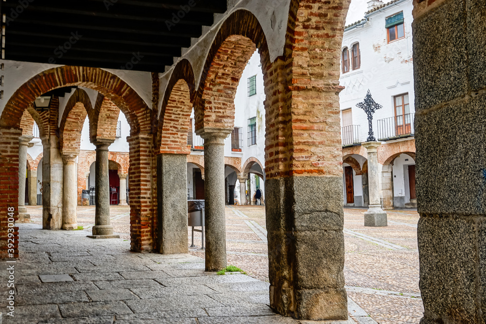 Fototapeta premium panoramic view of the city of Zafra