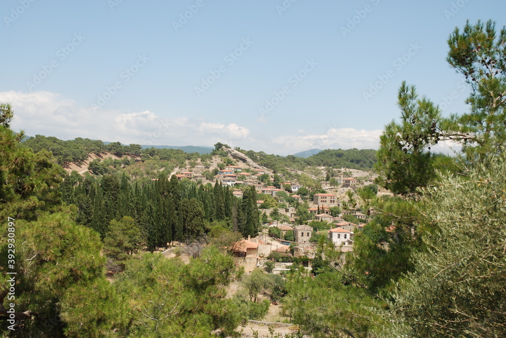 Village with Old Stone Houses