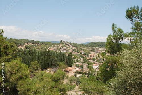 Village with Old Stone Houses