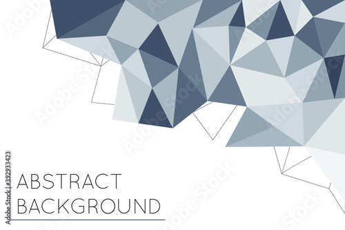 Abstract polygon gray and black gray colors. Graphic backdrop and background. triangle smooth tone and minimal. design by esp10.