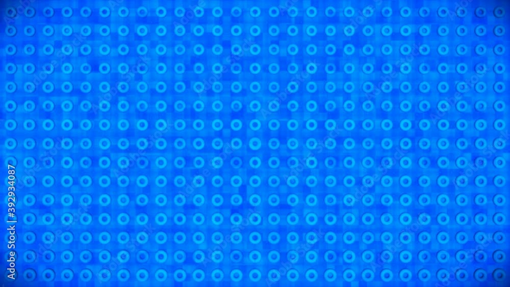 Broadcast Pulsating Hi-Tech Donuts Wall, Blue, Events, 3D, Loopable, 4K Broadcast Pulsating Hi-Tech Donuts Wall, Blue, Events, 3D, Loopable, 4K