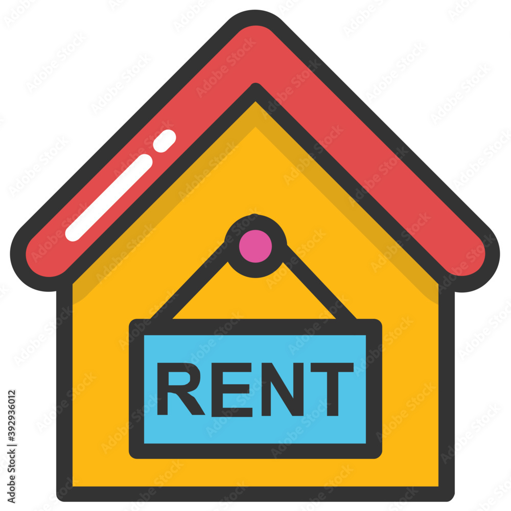 A traditional small house flat vector icon design
A traditional small house flat vector icon design