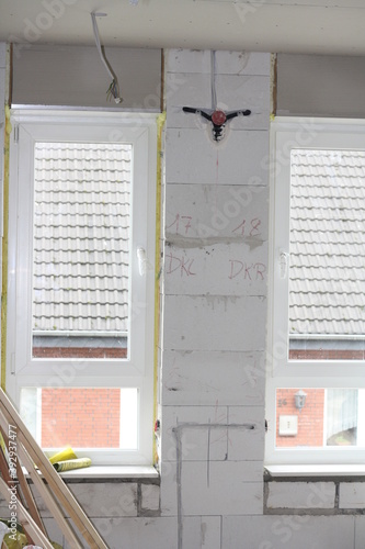 Neubau Einfamilenhaus, Baustelle