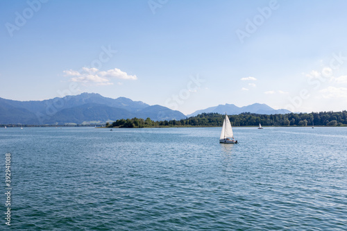 Chiemsee lake in Bavaria, Germany photo