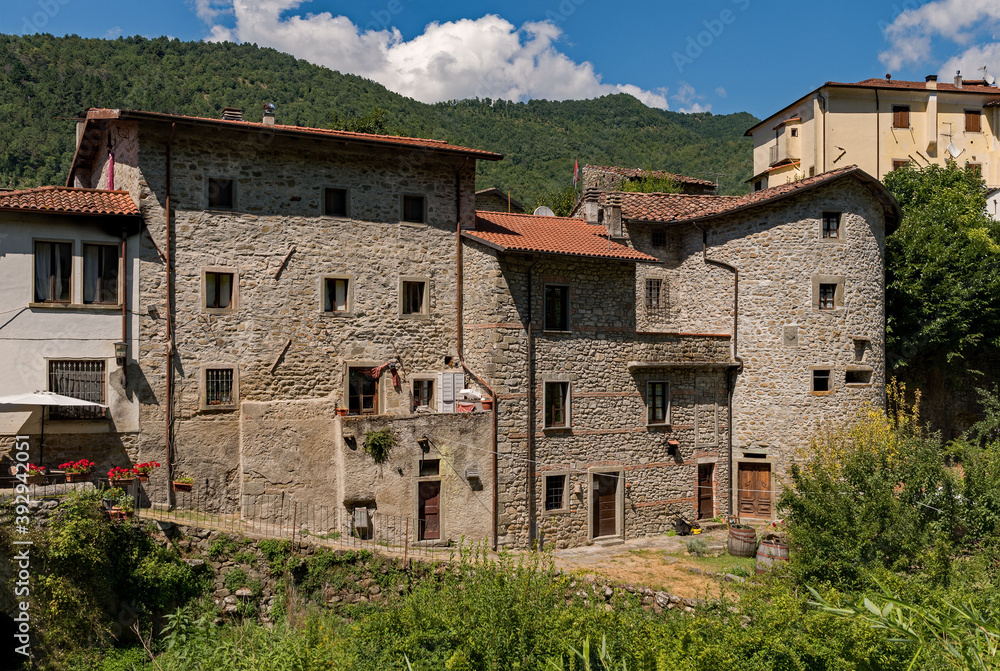 Burg Verrucola in Fivizzano in der Toskana in Italien