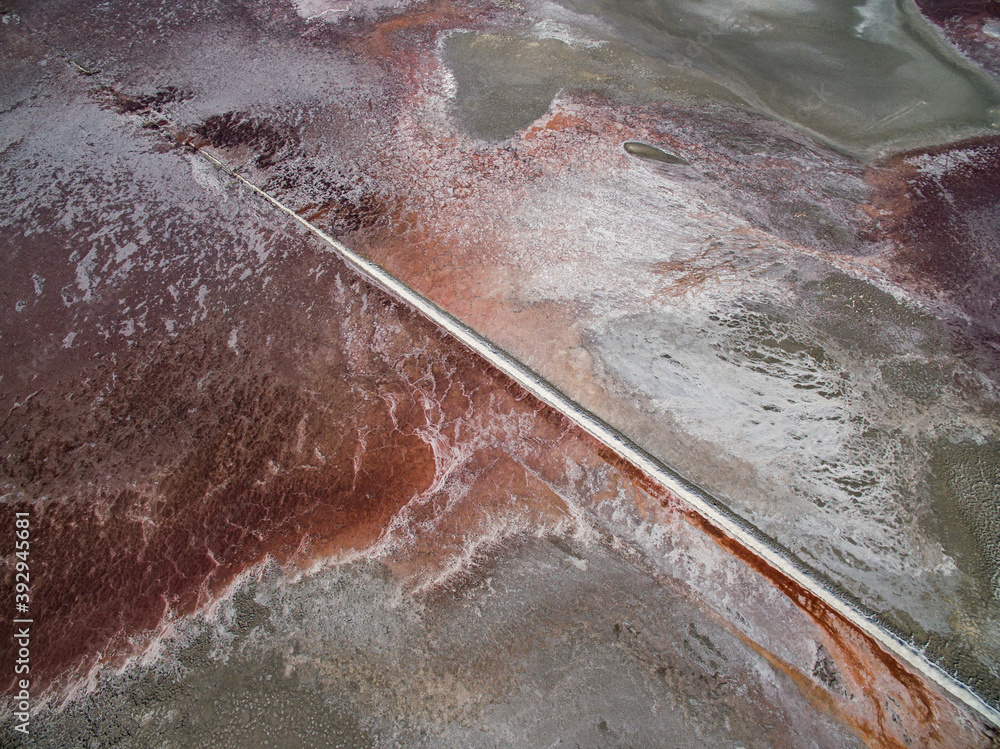 Evaporation Ponds in Owens Valley Stock Photo Adobe Stock