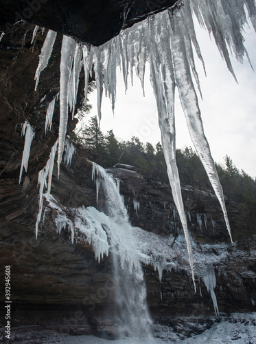 Kaaterskill Falls, NY's Tallest Falls in Winter photo