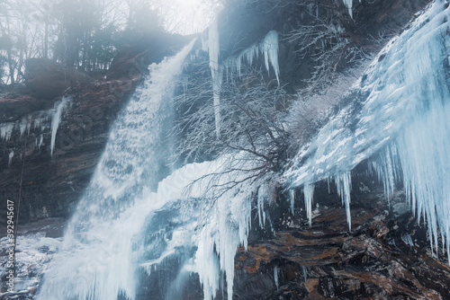 Kaaterskill Falls, NY's Tallest Falls in Winter photo