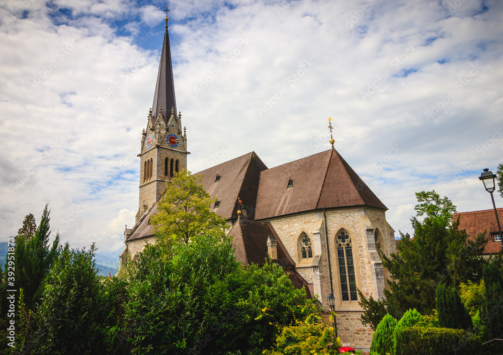 Church in Vaduz Liechtenstein Church in Vaduz Liechtenstein