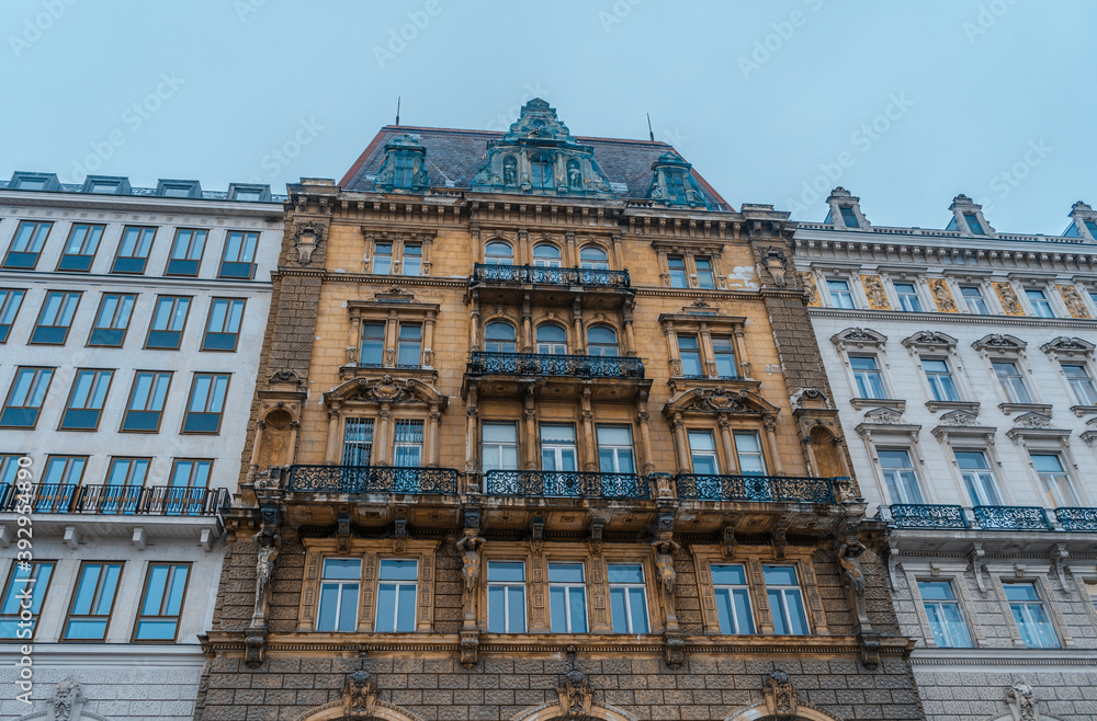 Fototapeta premium facade of the building