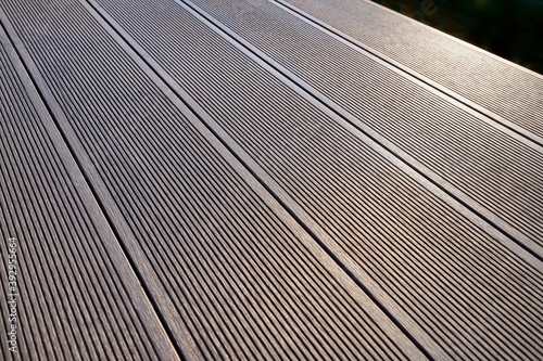 Foto Deck planks of wpc composite material