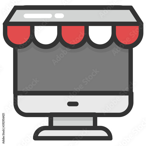 
Flat vector design of web streaming or video file icon

