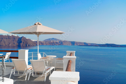 caldera of Santorini  Greece