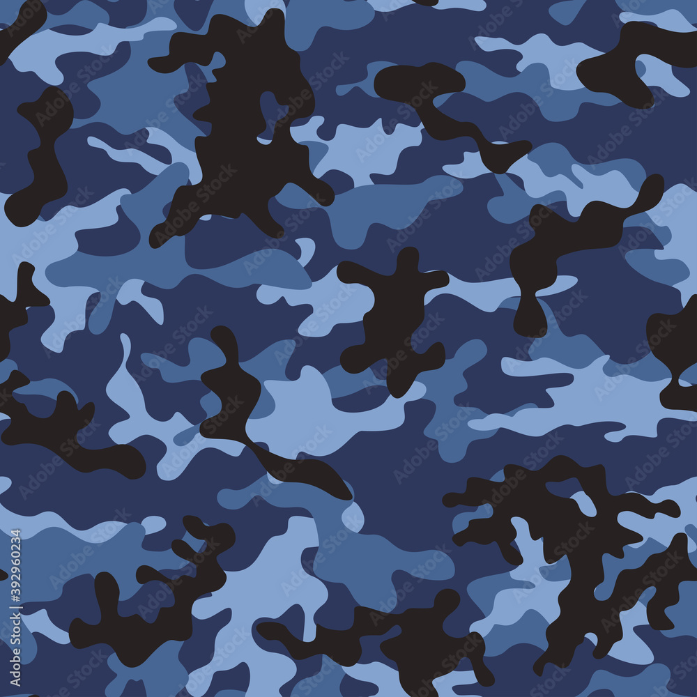 Blue camouflage vector background stylish trendy print
Blue camouflage vector background stylish trendy print