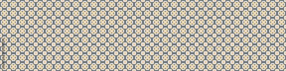 Fototapeta premium Abstract Cross Pattern Dots Logo generative computational art illustration