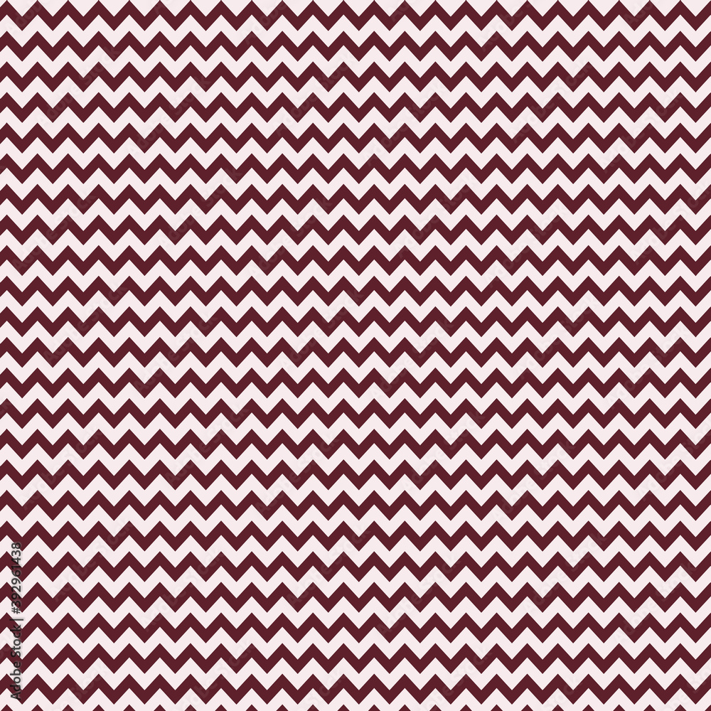 Burgundy chevron pattern in small horizontal zig zags on a pale blush pink background in 12x12 for design elements.
