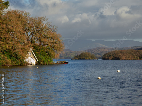 Coniston Boathouse, in the English Lake District