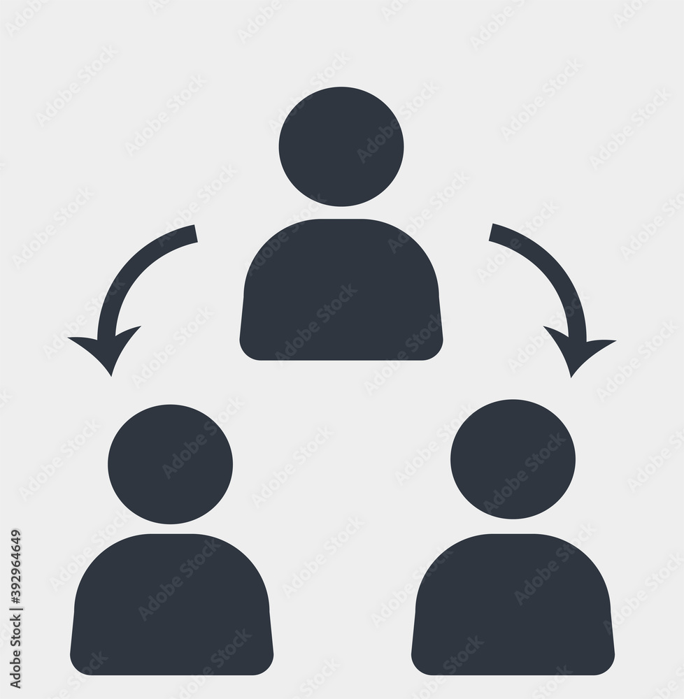 Black and White Teamwork Icon. Concept of working group. Vector Illustrator.
Black and White Teamwork Icon. Concept of working group. Vector Illustrator.
