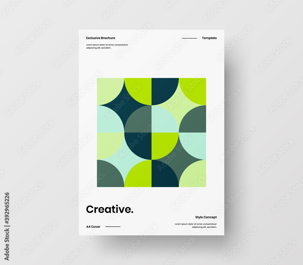 Vertical corporate identity A4 report cover. Abstract geometric vector business presentation design layout. Amazing company front page illustration brochure template. Vertical corporate identity A4 report cover. Abstract geometric vector business presentation design layout. Amazing company front page illustration brochure template.