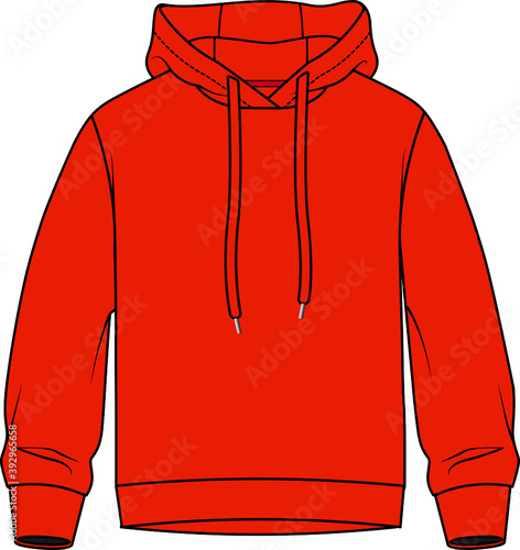 kids flat sketch sweatshirt design.