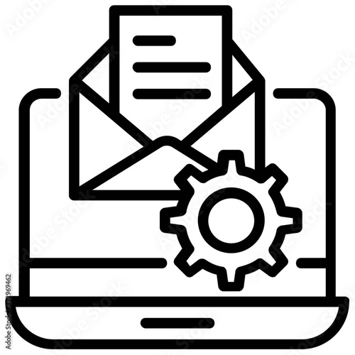 
Project Message Line Icon
