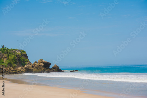 Lovely seascape of Playa Rosada, Ecuador photo