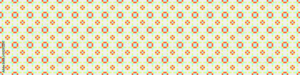 Fototapeta premium Abstract Cross Pattern Dots Logo generative computational art illustration