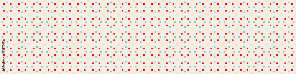 Fototapeta premium Abstract Cross Pattern Dots Logo generative computational art illustration