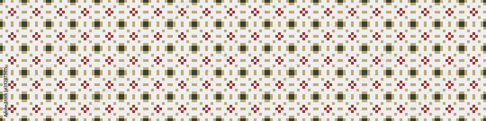 Fototapeta premium Abstract Cross Pattern Dots Logo generative computational art illustration