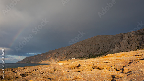 Mountains near Goudouras village in southern Crete. photo