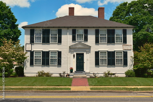 A colonial home with historic significance in Lexington, MA