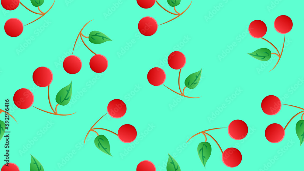 Cherry, Red berry fresh seamless pattern texture abstract background vector illustration, vegetable and fruit smoothie concept Cherry, Red berry fresh seamless pattern texture abstract background vector illustration, vegetable and fruit smoothie concept