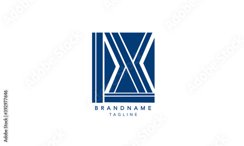 Alphabet letters Initials Monogram logo LX, XL, L and X