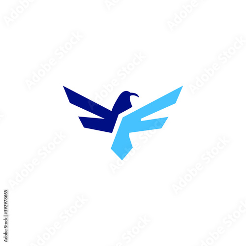 Free Download logo falcon icon templet focus integriti loyal vector - GFXLoad