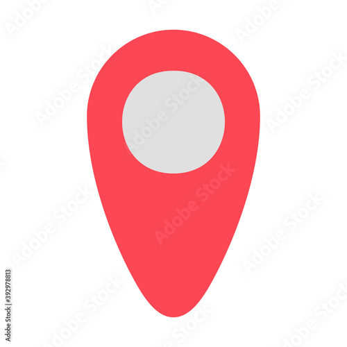 Location icon vector illustration in flat style for any projects