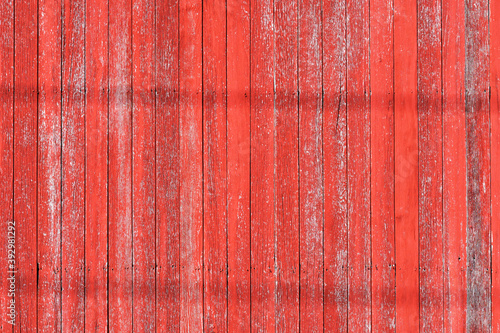 Side of Old Red Barn