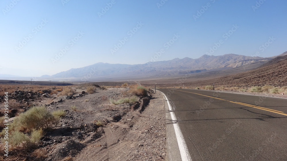 road in the desert road in the desert