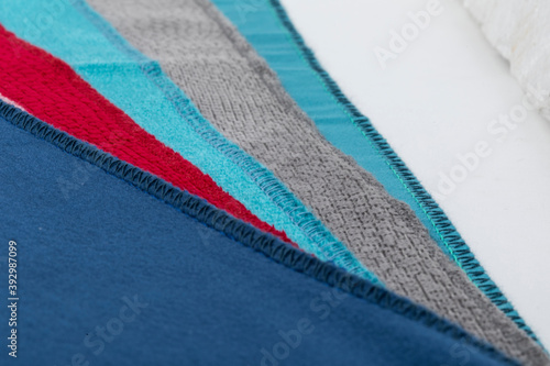 Close up fabric textile texture
