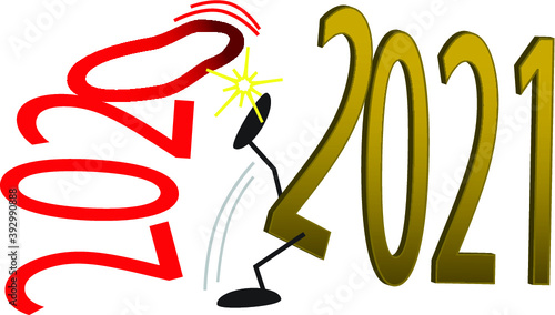 Happy New Year goodbye 2020