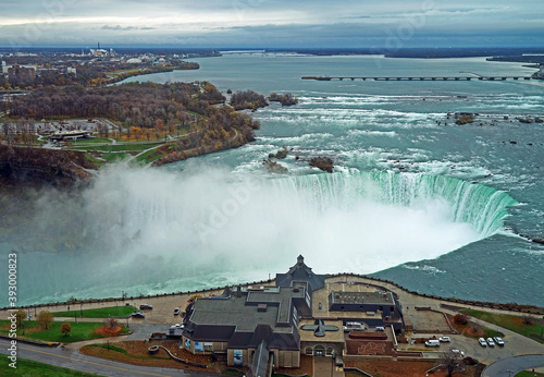 Niagara Falls Aerial View, Canadian Falls, Canada 