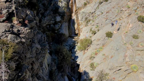 San Antonio Falls, Angeles National Forest Pan Down